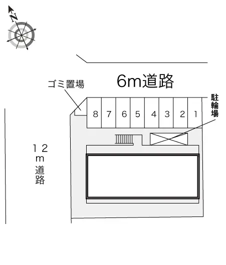 ★手数料０円★姫路市別所町別所５丁目 月極駐車場